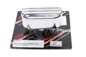 BILLET SPECIALTIES Billet Breather Oval Ribbed 1-1/4in VC Hole 20950