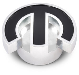 PROFORM Mopar Deluxe Air Cleaner Nut Chrome w/Blk Emblem 440-338