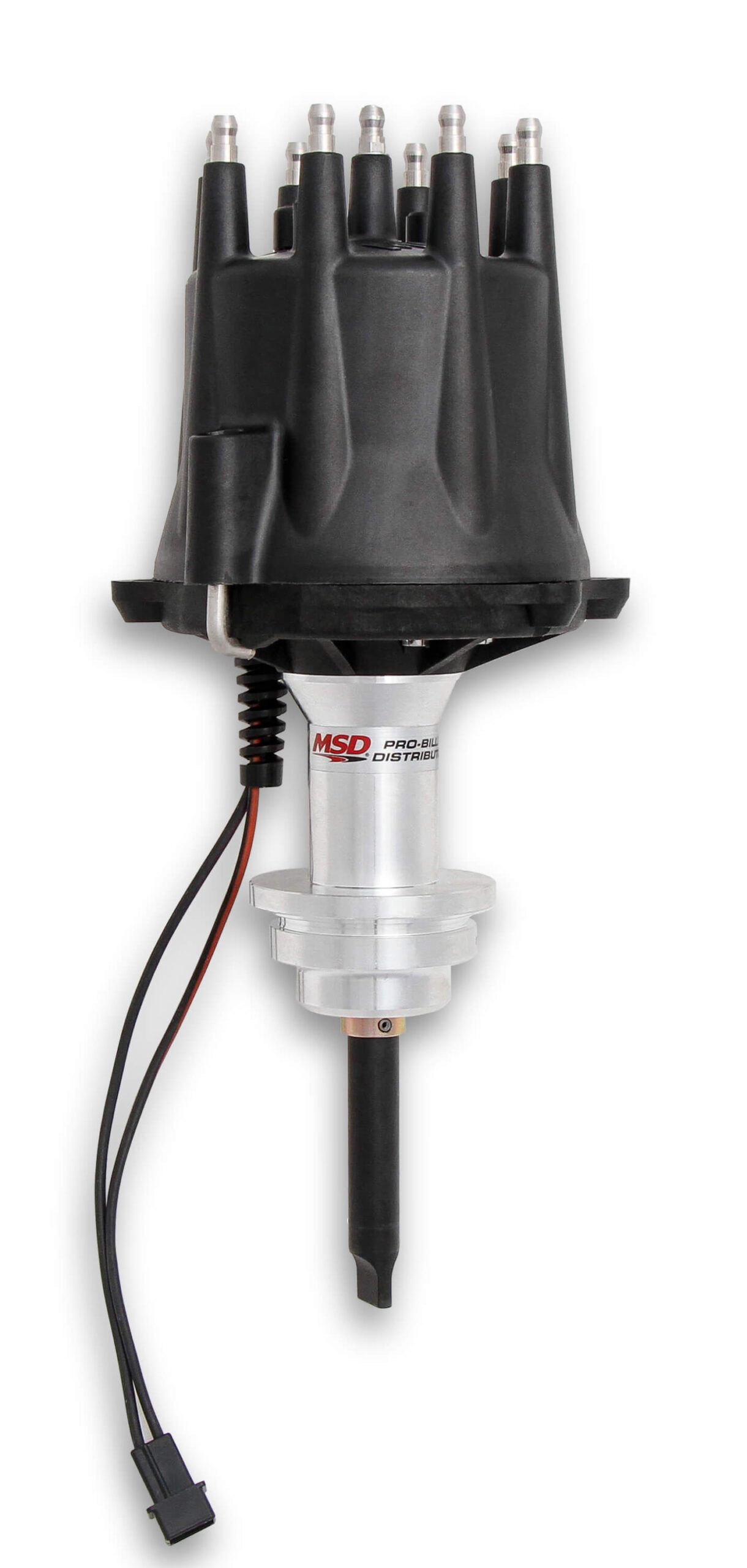 MSD IGNITION SBM 318-360 Distributor Pro-Billet w/Black Cap 85345