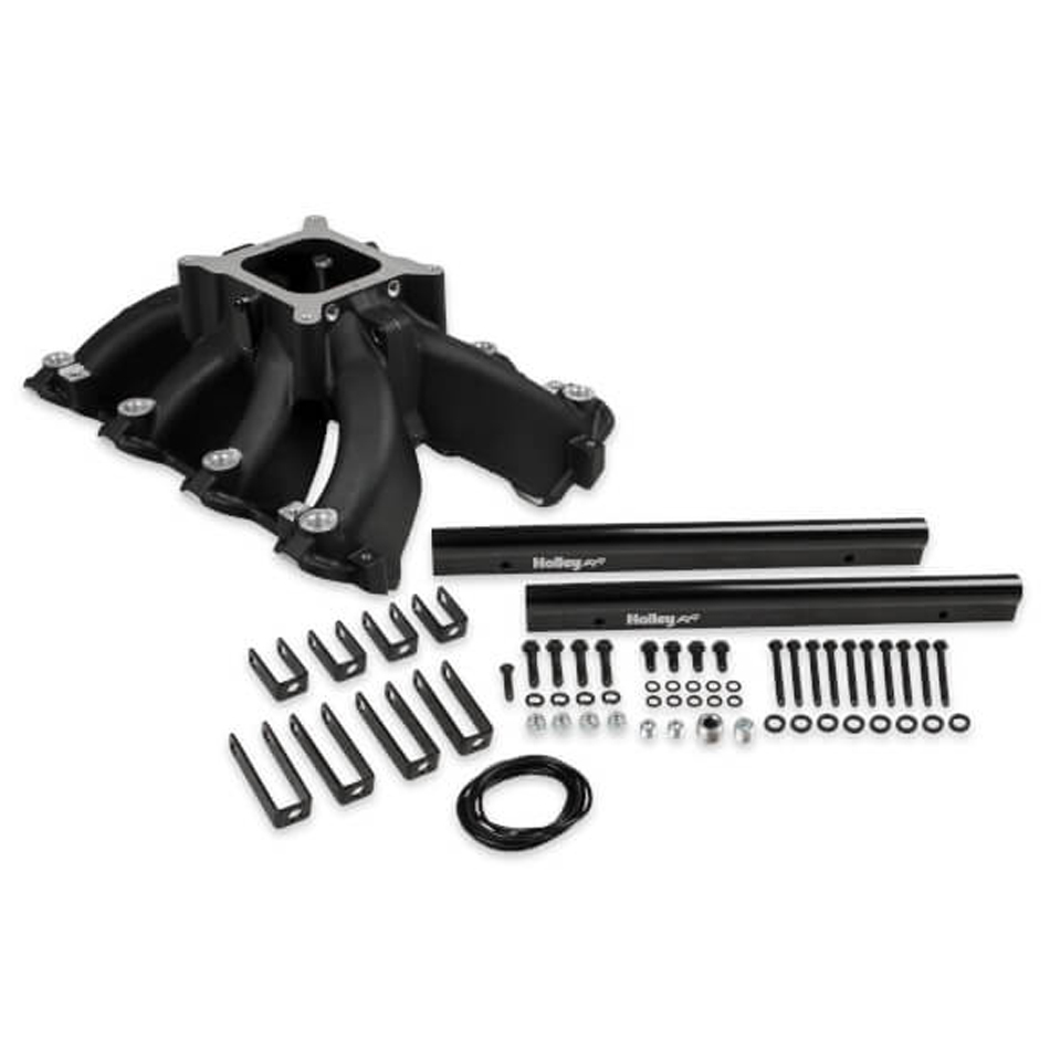HOLLEY GM LS Intake Manifold Split Single Plane 4150 300-255BK