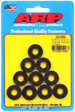 ARP Black Washers – 5/16 ID x 13/16 OD (10) 200-8589