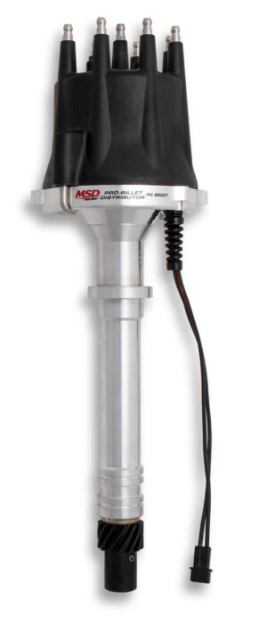 MSD IGNITION Chevy V8 Distributor Pro-Billet w/Black Cap 85557