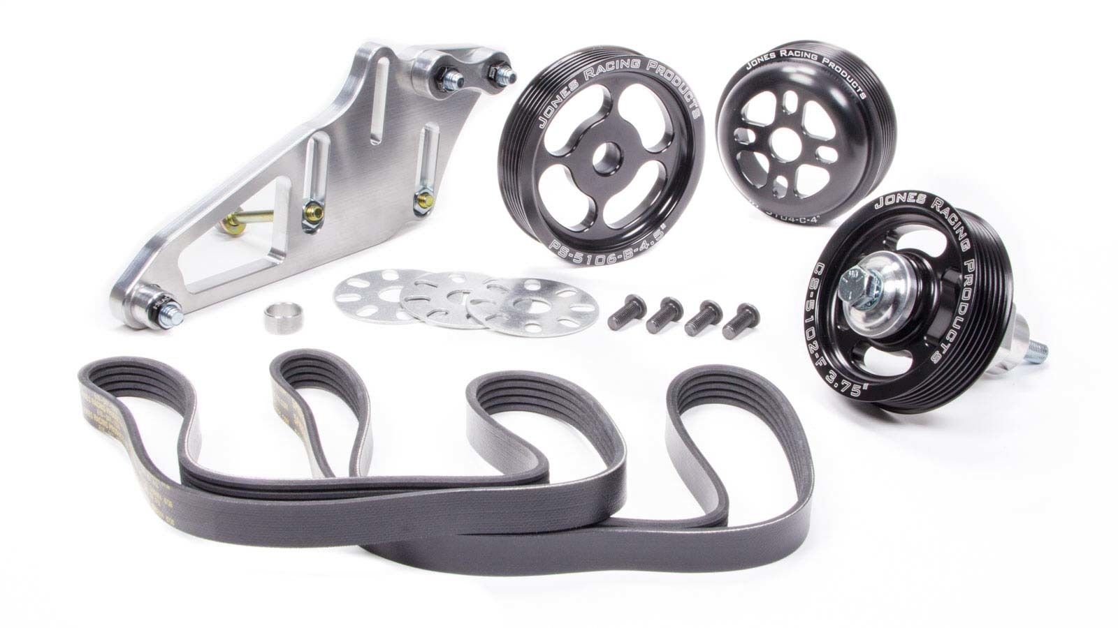 JONES RACING PRODUCTS Serpentine Drive Kit – SBC Crate Engine w/P/S 1004-S-CE