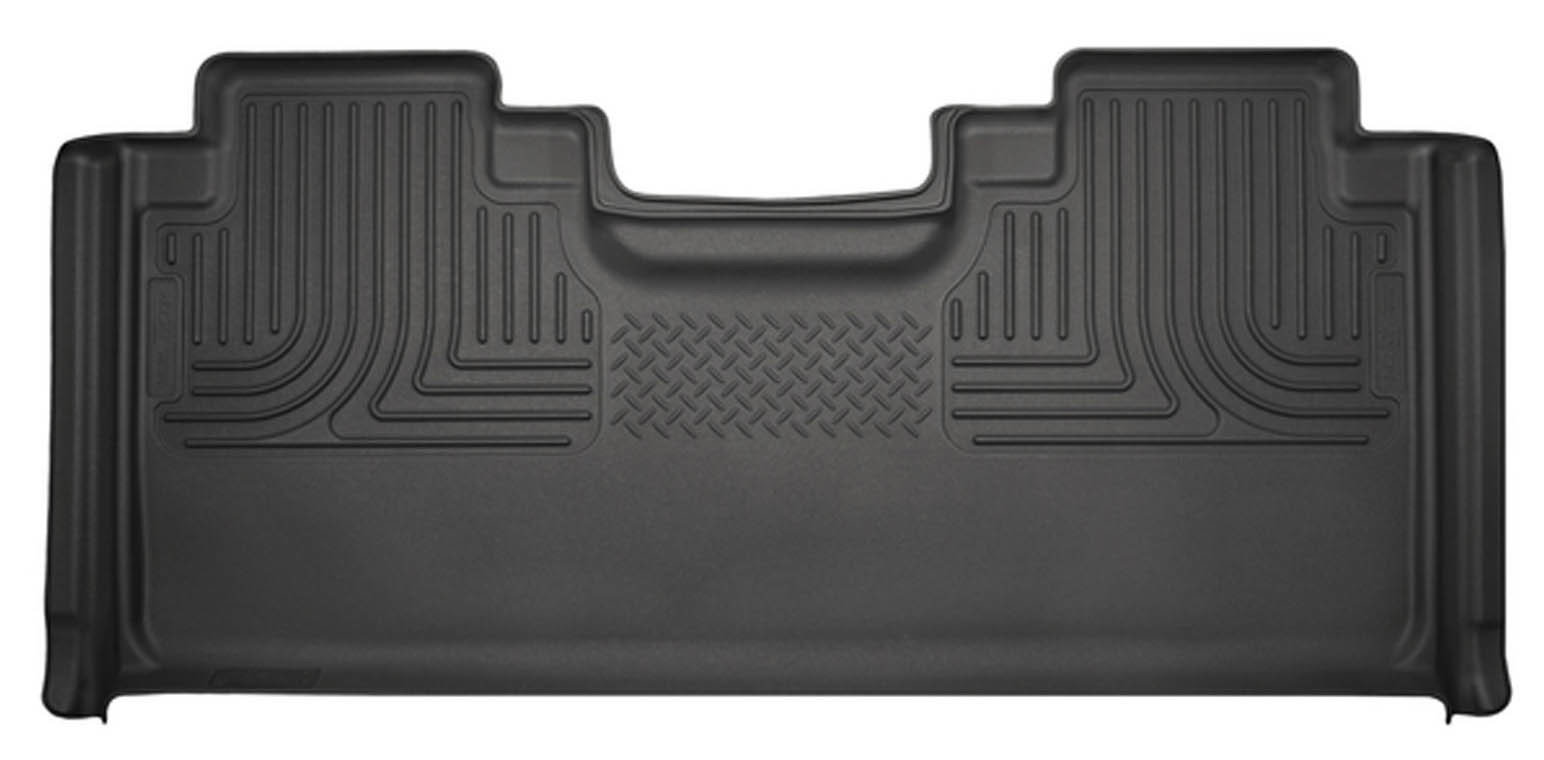 HUSKY LINERS 17- Ford F250 Rear Floor Liners Black 19361