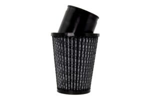 OTR FILTERS Filter Air Kart Asphalt 2.437in Inlet 5in Black CY11001B-BLK