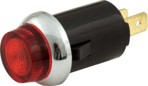 QUICKCAR RACING PRODUCTS Warning Light  3/4  Red  Carded 61-701