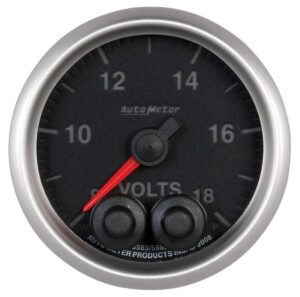 AUTOMETER 2-1/16 E/S Voltmeter Gauge – 8-18 Volts 5683