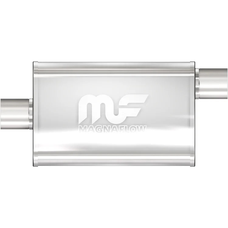 MAGNAFLOW PERF EXHAUST Stainless Muffler 2.5in Offset In/Center Out 11256