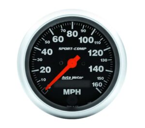 AUTOMETER 3-3/8in S/C Electric Speedo – 160MPH 3988