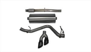 CORSA PERFORMANCE Exhaust Cat-Back – 3.0in Single Side Exit 14873BLK