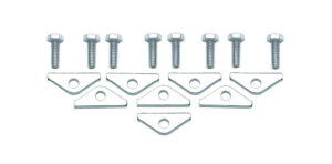 MR. GASKET Chrome V/C Bolts & Tabs 9887