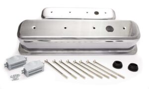 RACING POWER CO-PACKAGED SBC Alum Tall Center Bolt V/C Plain Polished R6146-1
