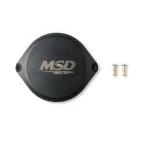 MSD IGNITION COP Blank Cap for Dual Sync Distributors Black 84323