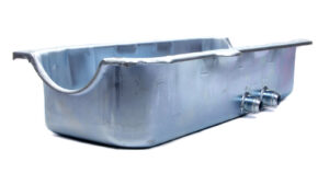 CHAMP PANS SBC Dry Sump Pan W/RS #1 2 Fittings CP150R12