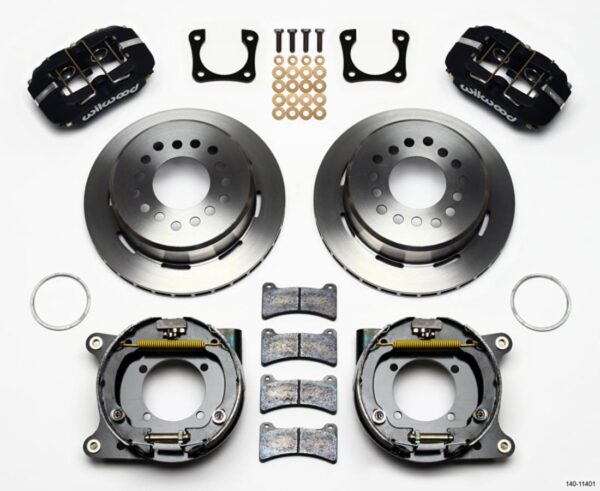 WILWOOD Rear Disc Brake Kit w/ Park Brake 12 Bolt GM 140-11401