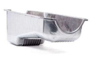 RACING POWER CO-PACKAGED 55-79 SBC Alum Stock Oil Pan Polished R8442