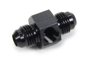 TRIPLE X RACE COMPONENTS Gauge Adapter #6 Male x #6 Male x 1/9 HF-33661BLK