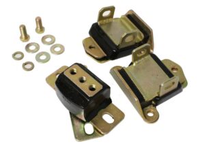 ENERGY SUSPENSION SBC Motor & Trans Mount Kit Zinc Finish Black 3.1120G