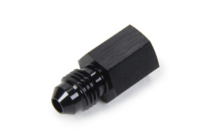 TRIPLE X RACE COMPONENTS Gauge Adapter #4 Male x 1/8 NPT Female HF-34041BLK