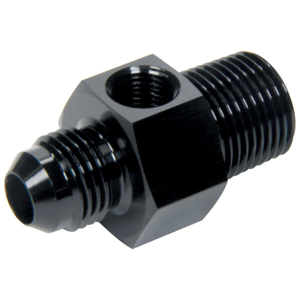ALLSTAR PERFORMANCE Gauge Adapter 3/8in NPT x -6 Male x 1/8in NPT ALL49763