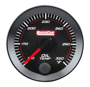 QUICKCAR RACING PRODUCTS RedLine  Gauge 2-1/16in Oil Temperature 140-320F 65-009