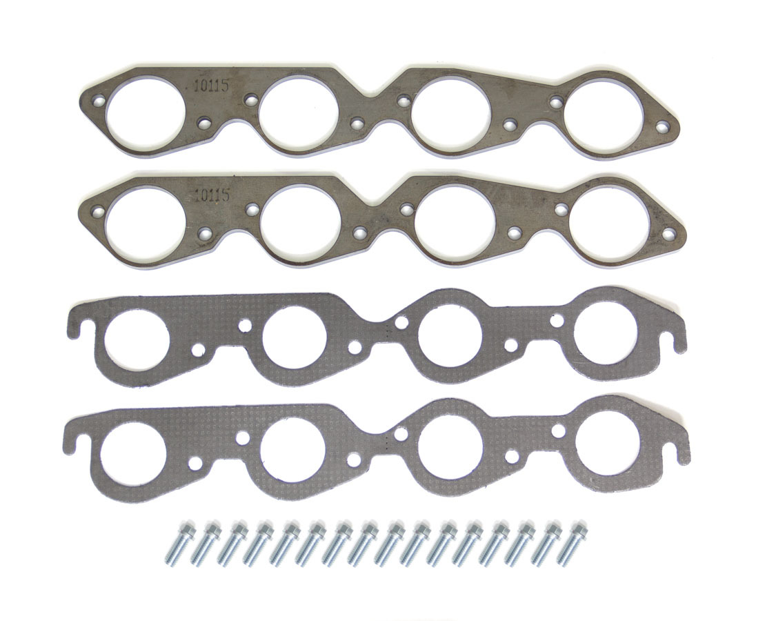 HEDMAN BB Chevy 2.5in Flanges Round Port 10115