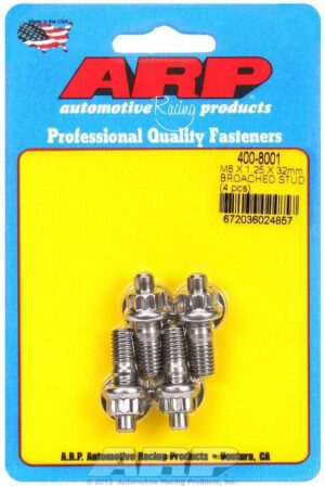 ARP S/S Stud Kit – (4) M8 x 1.25in x  32mm 400-8001