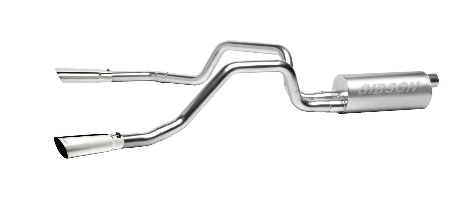 GIBSON EXHAUST Cat-Back Dual Split Exha ust System Aluminized 5560