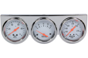 RACING POWER CO-PACKAGED Oil/Voltage/Temp Gauge Kit R5753