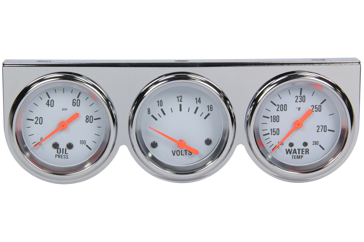 RACING POWER CO-PACKAGED Oil/Voltage/Temp Gauge Kit R5753