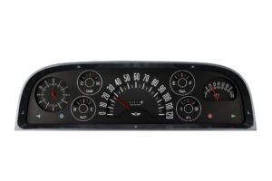 CLASSIC INSTRUMENTS 60-63 Chevy Truck Gauge Set Black CT60B