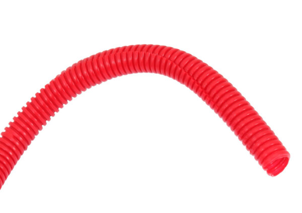 SPECTRE 3/8in convoluted Tubing 8′ Red SPE-29682