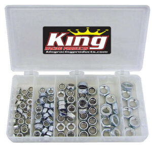 KING RACING PRODUCTS 1/2in Steel Nut Kit 105pc 2700