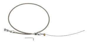 SPECIALTY PRODUCTS COMPANY Throttle Cable LS1 48in Braided Stainless Steel 6051