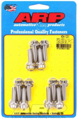 ARP S/S Header Bolt Kit – 12pt. GM LS 434-1201