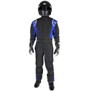 K1 RACEGEAR Suit Precision II X- Small Black/Blue 20-PRY-NB-XS