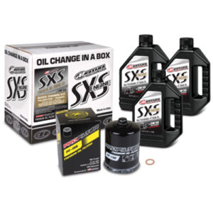 MAXIMA RACING OILS SxS Quick Change Kit 5w 50 Synthetic w/Filter 90-189013