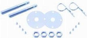 RACING POWER CO-PACKAGED Chrome Steel Hair Pin H ood Set R4051