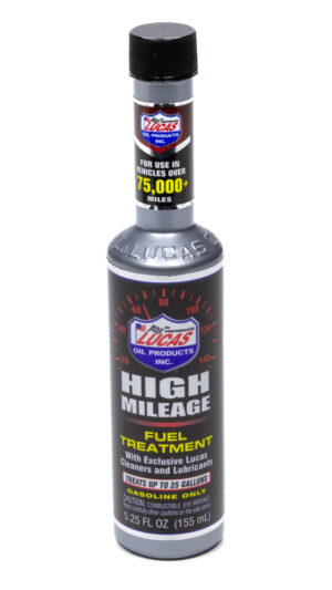 LUCAS OIL High Mileage Fuel Treat ment 5.25 Oz. LUC10977