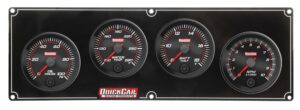 QUICKCAR RACING PRODUCTS Redline 3-1 Gauge Panel OP/WT/Volt w/2-5/8in Tac 69-3247