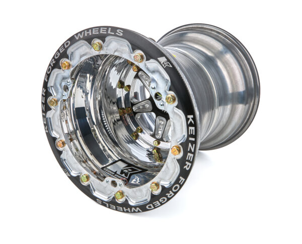 KEIZER ALUMINUM WHEELS, INC. Splined Wheel B/L 10×12 5in BS 27t 10125SPFBL