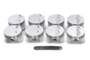 SPORTSMAN RACING PRODUCTS SBC Flat Top Piston Set 4.060 Bore -5cc 138095