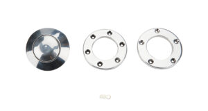 FLAMING RIVER Horn Button 5/6 Bolt Polished FR20119HNPL