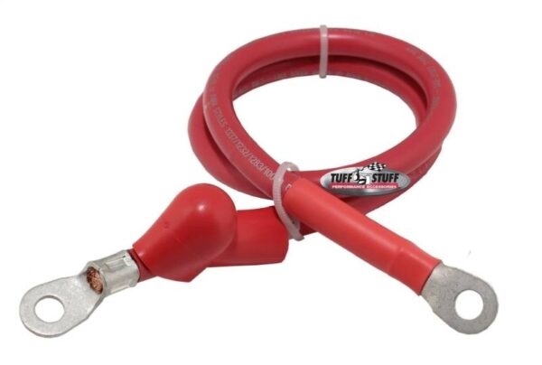 TUFF-STUFF Charge Wire 48in 4-Gauge w/Boot 754448