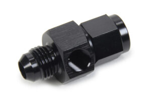 TRIPLE X RACE COMPONENTS Gauge Adapter #6 Male x #6 Female x 1/8 HF-33601BLK
