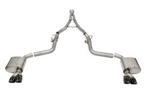 CORSA PERFORMANCE 15-22 Dodge Challenger Cat Back Exhaust 21070BLK