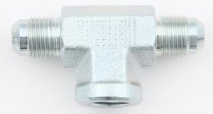 AEROQUIP Stl Tee 1/8npt female to #4an Fitting FCM2882