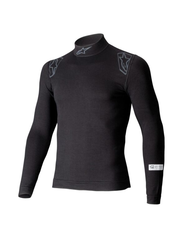 ALPINESTARS USA Underwear Top ZX EVO V3 Black XSM/SML Long Slve 4750325-10-XSS