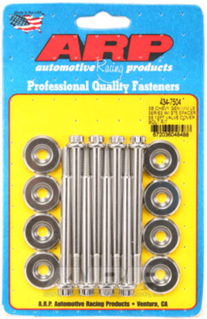 ARP Valve Cover 12pt SS Bolt Kit GM LS e/.375 Spacer 434-7504