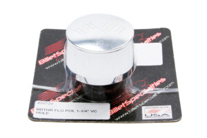 BILLET SPECIALTIES Polished Breather Cross Flags Logo 20720